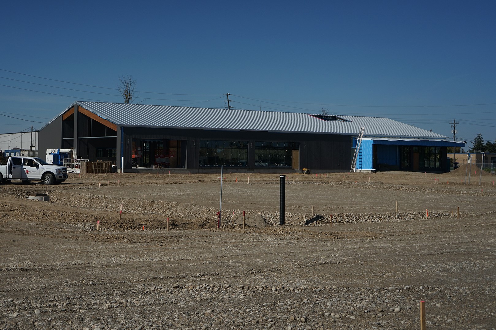 October building progress