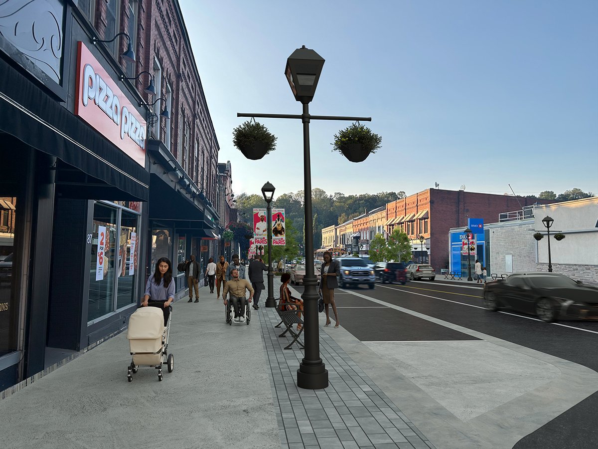 Downtown Paris rendering