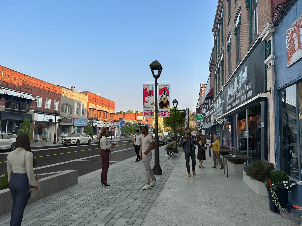 Downtown Paris rendering