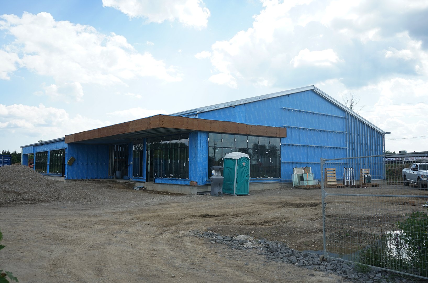 Cainsville Community Centre August progress photo